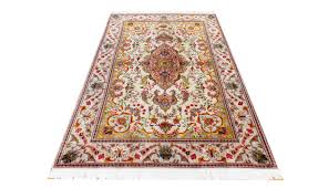 Tabriz Fine Wool & Silk Hand Knotted Persian Rug