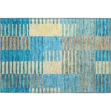 Addison Rugs Mayfield Premium Machine Washable Abstract AMF954 Teal 2 ft. x 3 ft. Area Rug AMF954TE20X30 - The Home Depot