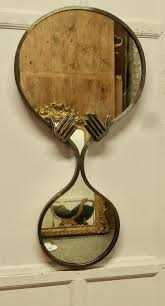 Large Mid-Century Wall Mirror, 1960s | Chairish