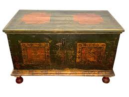 Sold at Auction: A European Hand Painted Blanket Chest