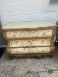 Bombay chest hand-painted with 3 velvet lined drawers | Facebook