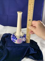 Rare) Vtg. Eduardo Vega Signed Ecuador Pottery Hand Painted Bud Vase | eBay