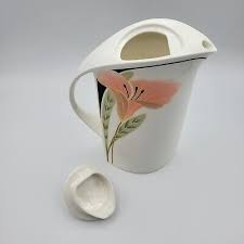 Vintage VILLEROY & BOCH Iris Pattern Porcelain Coffee Pot Germany | eBay