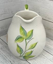 Ceramic Pitcher Pereiras Portugal Pottery Cherry 7”H x 8”W x 5.5”D | eBay