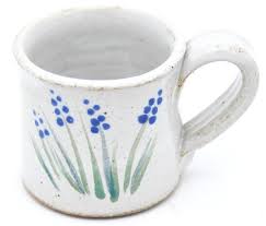 Grape Hyacinth Flower Studio Pottery Ceramic Mug Handmade ...