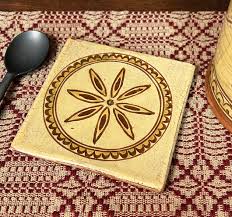 SE-201 Redware Trivet Tile – Circa Home Living