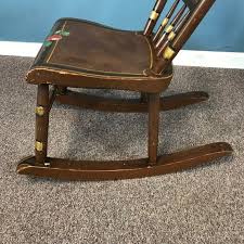 19th Century Fancy Paint Decorated Country Rocker - Etsy