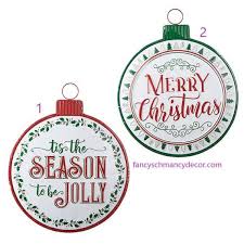19.75" Holiday Message Ornament Sign by RAZ Imports - Eventeny