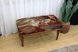 Baroque Style Rectangular Bench Featuring Renaissance Woman ...