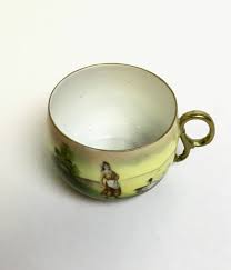 Royal Bayreuth Farm Scene Cup, Saucer And Plate | eBay