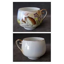 Delicate Porcelain, Vintage Tea Cup & Saucer with Geisha Lithophane. For Sale at Ruby Lane