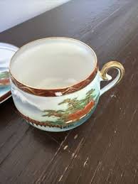 Rare Soko China Egg Shell Hand Painted Demitasse Tea Cup & Saucer Set | eBay Australia