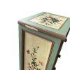 Vintage French Wooden Chest Of Drawers Sage Green Organiser Tidy Store Country Cottage Hand painted circa 1980-90's | European Vintage Emporium