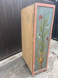 Mid-Century Sicilian Chest of Drawers with Floral Decorations, 1950s for sale at Pamono