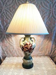 Vintage Victorian Hand-painted Flora Lamp - Etsy