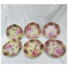 Carl Tielsch C.T. Altwasser Germany Serving Bowl and 6 Matching Berry . For Sale at Ruby Lane