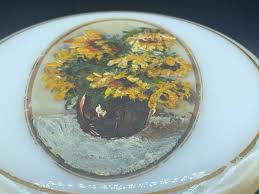 Antique Bohemian Moser Glass Vanity Powder Jar Jewelry ...