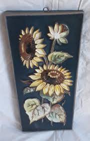 Mid-Century Ceramic Mural Sonnenblumen by Anita Fuchs for ...