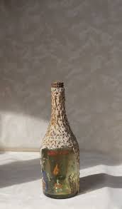 UNUSUAL WHISKEY BOTTLE With Kick-up Base and Applied Covering of Plaster to Look Like Wood or Bark - Early to Mid 1900's. - Etsy Israel