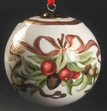 Tiffany Holiday (White Background, Japan) Ornament by Tiffany | Replacements, Ltd.