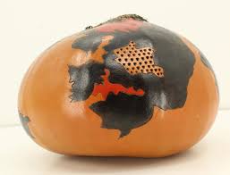 Sold at Auction: Don Weeke (b. 1947) American, Natural Fiber Constructions Woven Gourd Jar