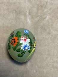 Hand Painted Jade Egg with Flowers and Bird | eBay