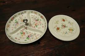 Set of 2 Hand Painted Floral Porcelain Plates Made in Japan ...