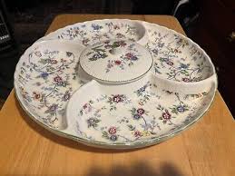 Vintage Tominaga Original Divided Platter 4 SECTIONS WITH ...