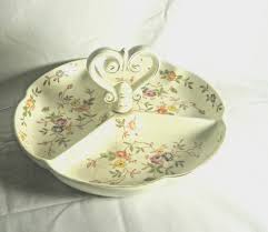 Candy DishMade in Japan Floral Nut Relish Floral Flowers ...