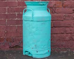 Antique Blue Milk Can: Jersey Maid Dairies, Farmhouse Decor ...