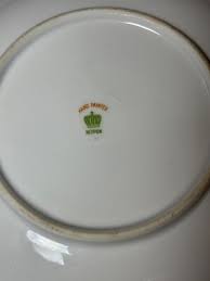 Nippon Neito blue bird plate hand painted 6.5" bread salad ...