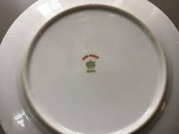 Vintage Nippon Bone China Dessert Plates: Hand Painted Roses ...