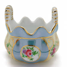 Victorian Antique Basket Jewelry Box Deluxe Gold