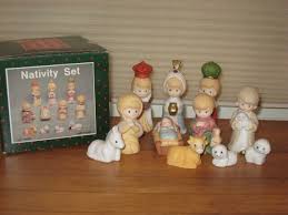PORCELAIN NATIVITY SET 11 PC HAND PAINTED IN ORIGINAL BOX | eBay Australia