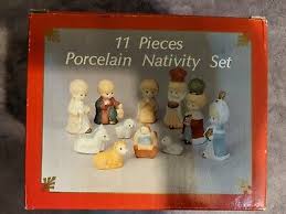 Porcelain Nativity Set 11 pc in Original Box | eBay