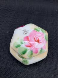 Vintage Bone China Trinket Dish: Pink Rose Floral Jewelry Holder - Etsy