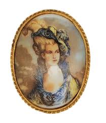 Miniature Lady in Blue Gainsborough Vintage Figural Costume ...