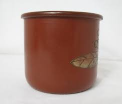 2 Vintage Copper Tea Ceremony Waste Water Bowl Bat Butterfly Kensui Ocha Kobosh | eBay