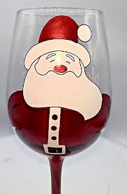 Epic Christmas Santa Baby WIne Glass 2009 with Container | eBay