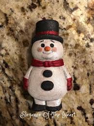 MOLD - Old Fashioned Snowman Plastic Bath Bomb Mold - 5.25 ...