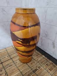 Vintage Gold Tones Royal Haeger Ceramic Vase | Chairish