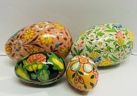 Paper Mache Eggs | eBay
