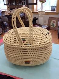 Beautiful Detailed Sweetgrass Oval Basket Large With Lid And ...