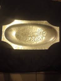 Vintage Hand Hammered Aluminum Trey..Dandelion Trade ...