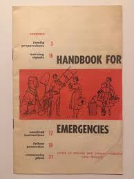 Handbook for Emergencies 1958 US Gov civil defense fallout family preparedness | eBay
