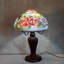 PG45 Pairpoint Reverse Painted Bronze Lamp Vienna Shade - Etsy