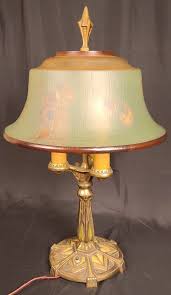 Super Rare Lightolier Art Deco Reverse Painted Glass Shade ...