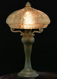 Shabby Chic Dollhouse Miniature Tiffany Stained Glass Lamp ...