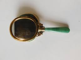 Lot - Chinese Jade Hand Mirror