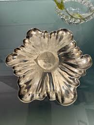 Antique Walker & Hall Silver Plate Stand With Frilled Glass Bowl – Moonee Ponds Antiques